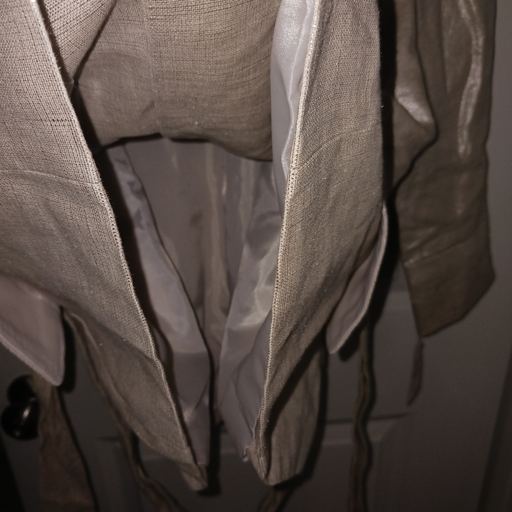 Brand NEW Semantiks linen metallic silver blazer - Picture 11 of 16